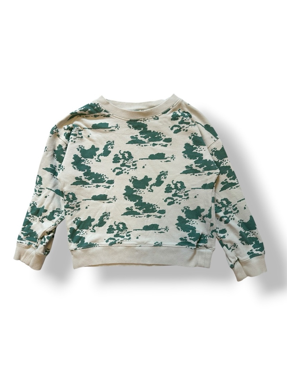 Lewis | Organic Cotton Cloud Print Pullover Sweatshirt (6-7)
